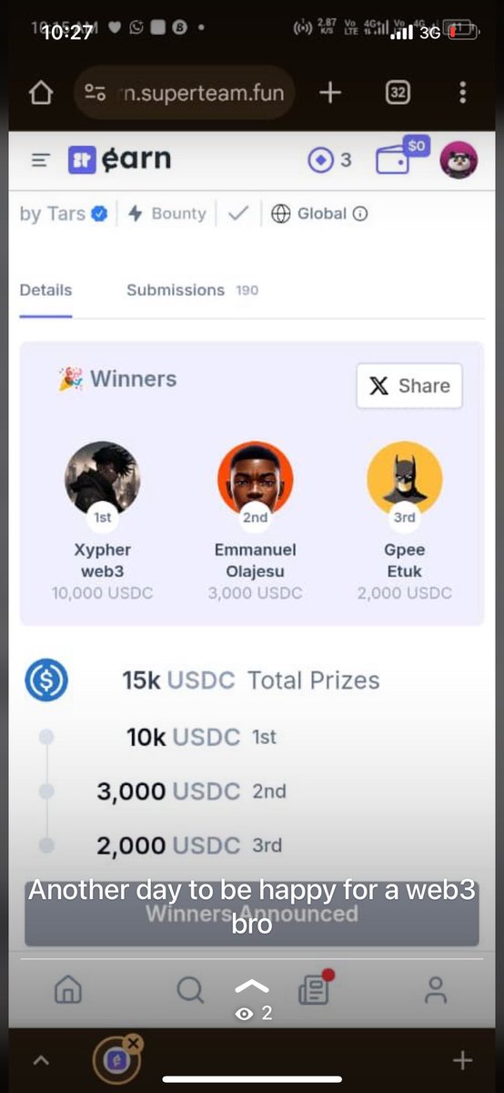 Congratulations <a href="/Xypherweb3/">𝕏ypher</a>