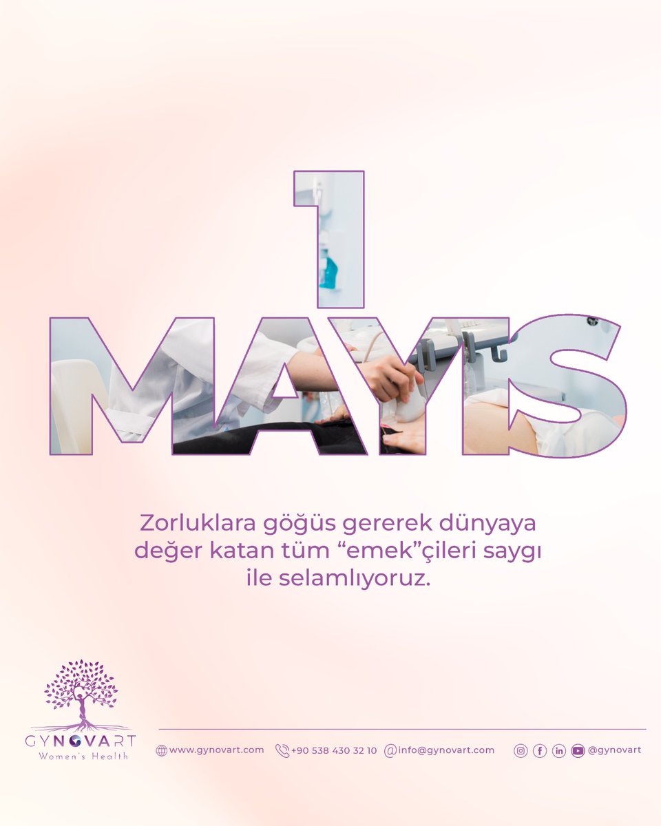 #Zorluklara göğüs gererek dünyaya değer katan tüm “#emek”çileri saygı ile selamlıyoruz.

1 Mayıs Emek ve Dayanışma Günü kutlu olsun!

#1Mayıs #EmekveDayanışmaGünü
#dromerlutfitapisiz #GynovartAcademy
