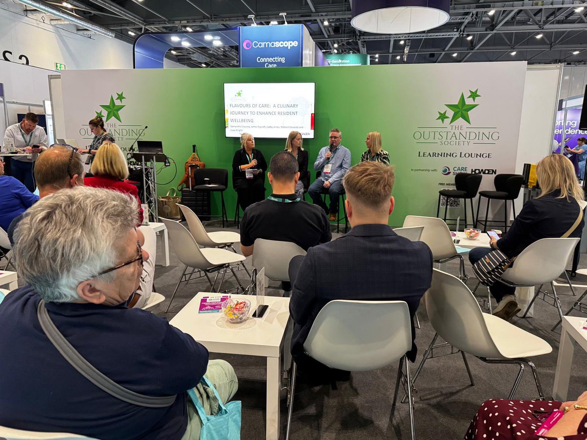 Session 1 of Day 2 at <a href="/CareShow/">Care Show</a> London is now in session. 

Flavours of care: a culinary journey to enhance resident wellbeing where director Samantha Crawley is joined by Lucy Knight - The Outstanding Society, Cathy Amos, Head of Customer Marketing - <a href="/Brakes_Food/">Brakes UK</a> and
Richard