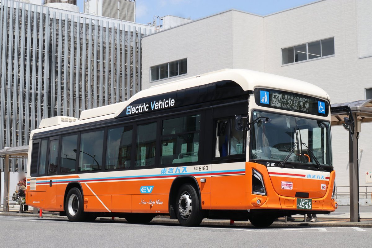 東武バスセントラル(足立) 社6180 足立200か4565 いすゞ ZAC-LV828L1 2