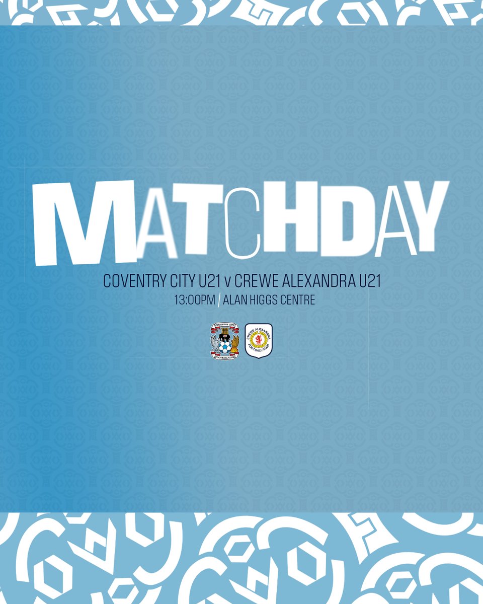 It's MATCHDAY for our U21s! 🩵