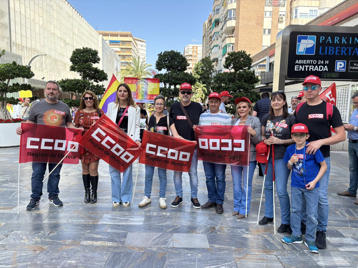 ✊🏻 Este Primero de Mayo, hacemos un llamamiento a la movilización en defensa de los derechos sociales y laborales, y en respaldo al proyecto europeo como pilar de democracia social, convivencia y progreso

<a href="/CCOORM/">CCOO Región Murcia</a> <a href="/fssccoo/">FSS-CCOO</a>    

#1MCCOO Murcia #ProtegerLoConquistadoGanarFuturo