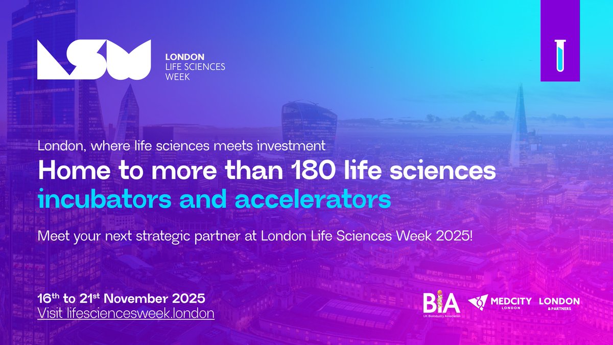 BioIndustry Association (BIA) (@bia_uk) on Twitter photo 𝐒𝐚𝐯𝐞 𝐭𝐡𝐞 𝐝𝐚𝐭𝐞 ➡️ shorturl.at/YbDgZ
London Life Sciences Week (LLSW) hosted by <a href="/BIA_UK/">BioIndustry Association (BIA)</a>, <a href="/MedCityHQ/">MedCity</a> and <a href="/londonpartners/">London & Partners</a> 𝐒𝐚𝐯𝐞 𝐭𝐡𝐞 𝐝𝐚𝐭𝐞 ➡️ shorturl.at/YbDgZ
London Life Sciences Week (LLSW) hosted by <a href="/BIA_UK/">BioIndustry Association (BIA)</a>, <a href="/MedCityHQ/">MedCity</a> and <a href="/londonpartners/">London & Partners</a>