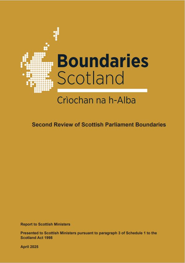 Second Review of Scottish Parliament Boundaries – Final Report submitted
We have submitted our Report containing our Final Recommendations for the Second Review to Scottish Ministers.