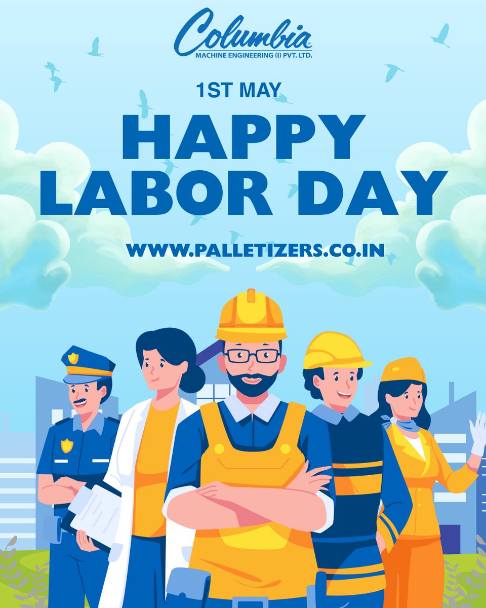 Cpalletizer1's tweet photo. Here’s to the hands that build, create, and inspire.
Happy Labor Day to the true champions of progress!

#LaborDay #WorkersDay #HardWorkPaysOff #RespectForLabor #ChampionsOfProgress #Teamwork #Gratitude #WorkforceHeroes #BuildingTheFuture #ColumbiaMachine #palletizers https://t.co/iM7dohxQhW