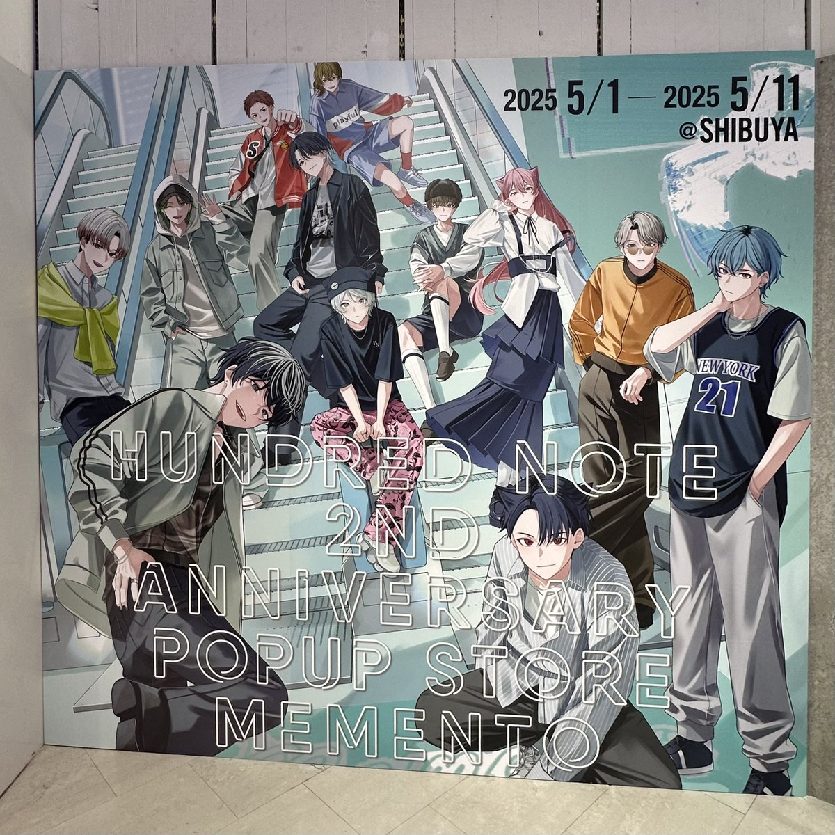 🕵️‍♀️「ハンドレッドノート」2周年記念 POP UP STORE「Memento
