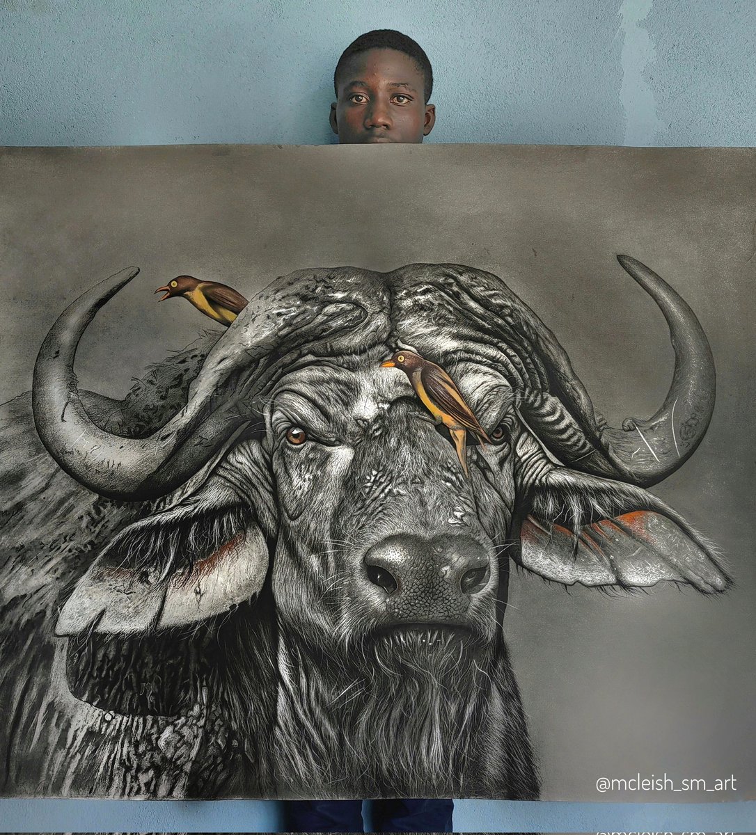 A million+  pencil strokes...