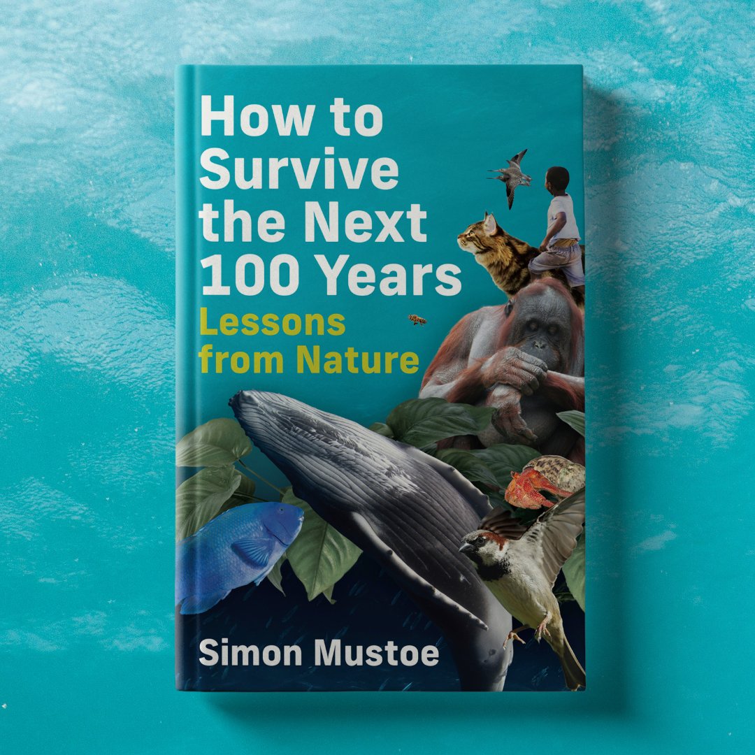 NadaBackovic's tweet image. Excited to share!

Proud to unveil the cover for 'How to survive the next 100 years: Lessons from nature' by Simon Mustoe at @wildiaries. This book inspires hope for our relationship with nature. Pre-order now via Simon's LinkTree @wildiaries!