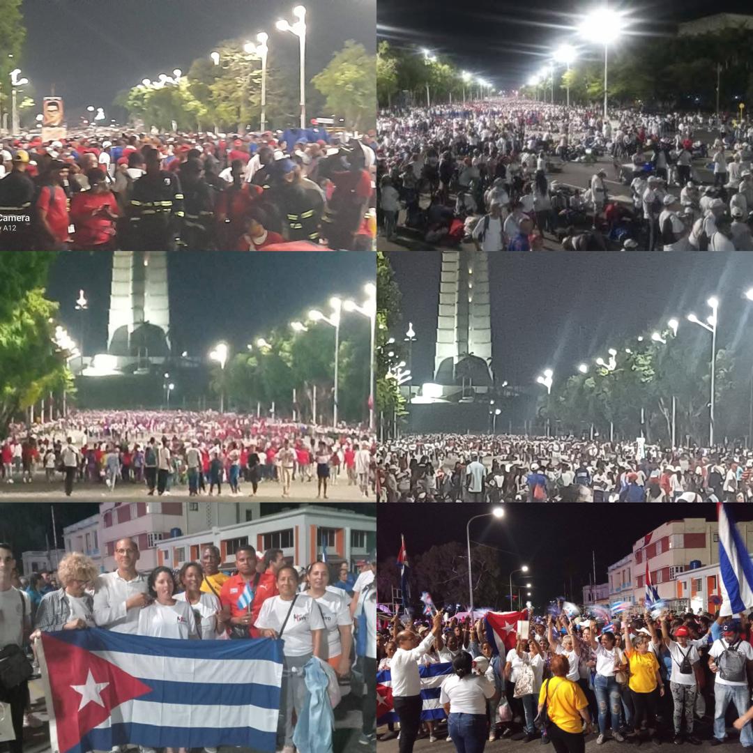 Desde la madrugada nuestro pueblo habanero llenando las calles, para celebrar el #1roDeMayo. Día Internacional de los Trabajadores.
#LaHabanaViveEnMí