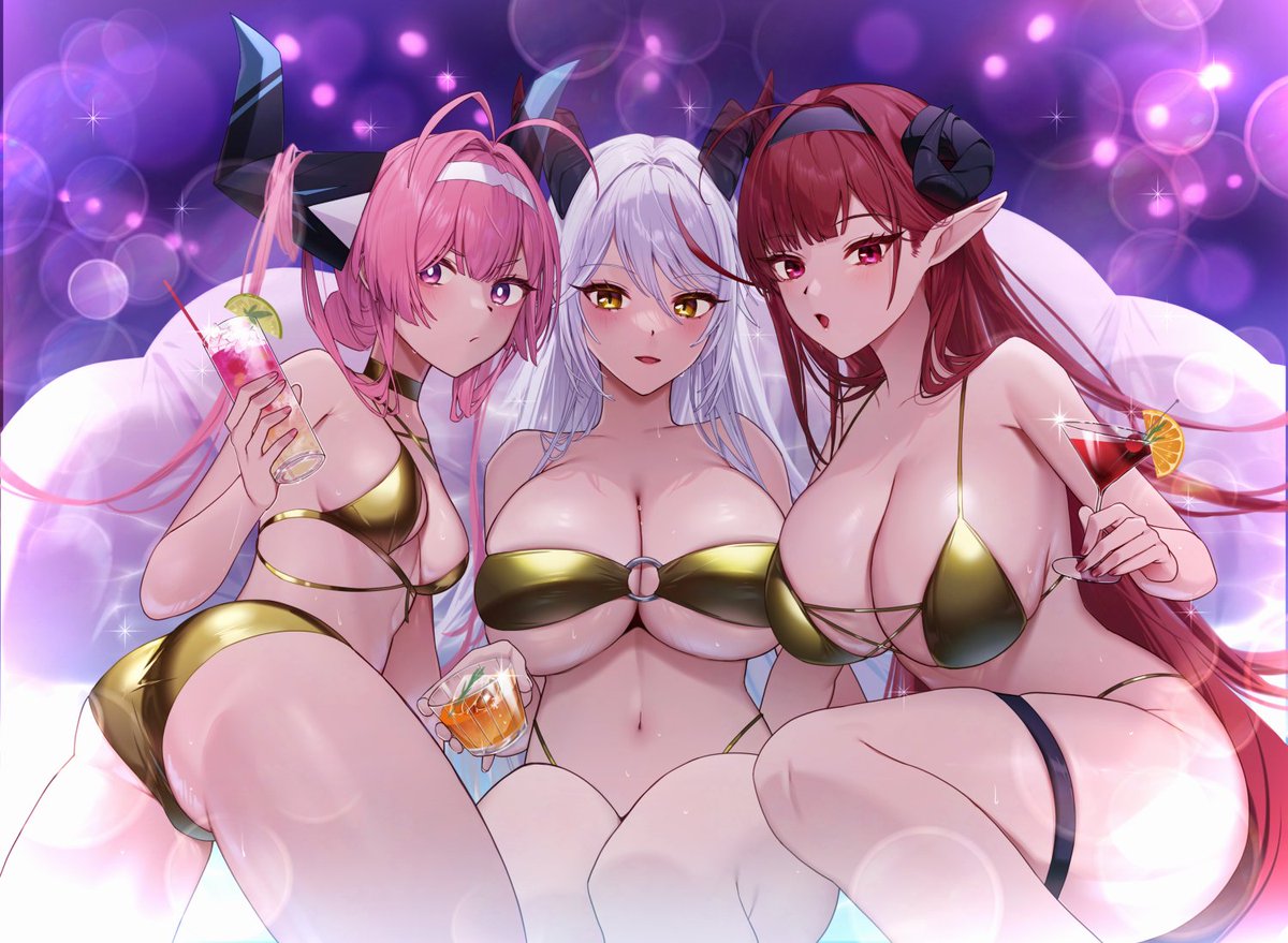 アズレン「GW(金ビキニ週間)らしいので#アズレン  #アズールレーン 」|酩酊ろっぱのイラスト