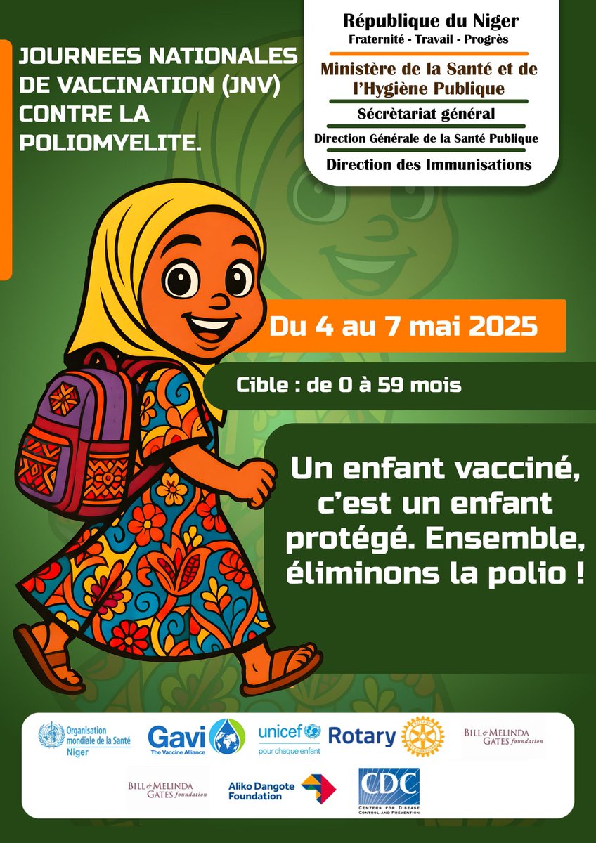 Nahina_H's tweet photo. La vaccination est la méthode la plus efficace pour prévenir la poliomyélite et protéger les enfants.  #HumainementPossible
#EndPolio https://t.co/jiMQHgmeLS