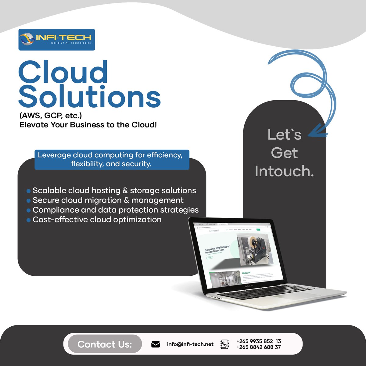 infitechmw's tweet image. ☁️ Cloud Solutions That Power Your Business!
🔹 Hosting &amp;amp; storage
🔹 Cloud migration &amp;amp; management
🔹 Data protection &amp;amp; compliance
🔹 Cloud cost optimization
📩 info@infi-tech.net | 🌐 infi-tech.net
📞 +265 993 582 13
#CloudSolutions #InfiTech #CloudMigration #AWS #GCP