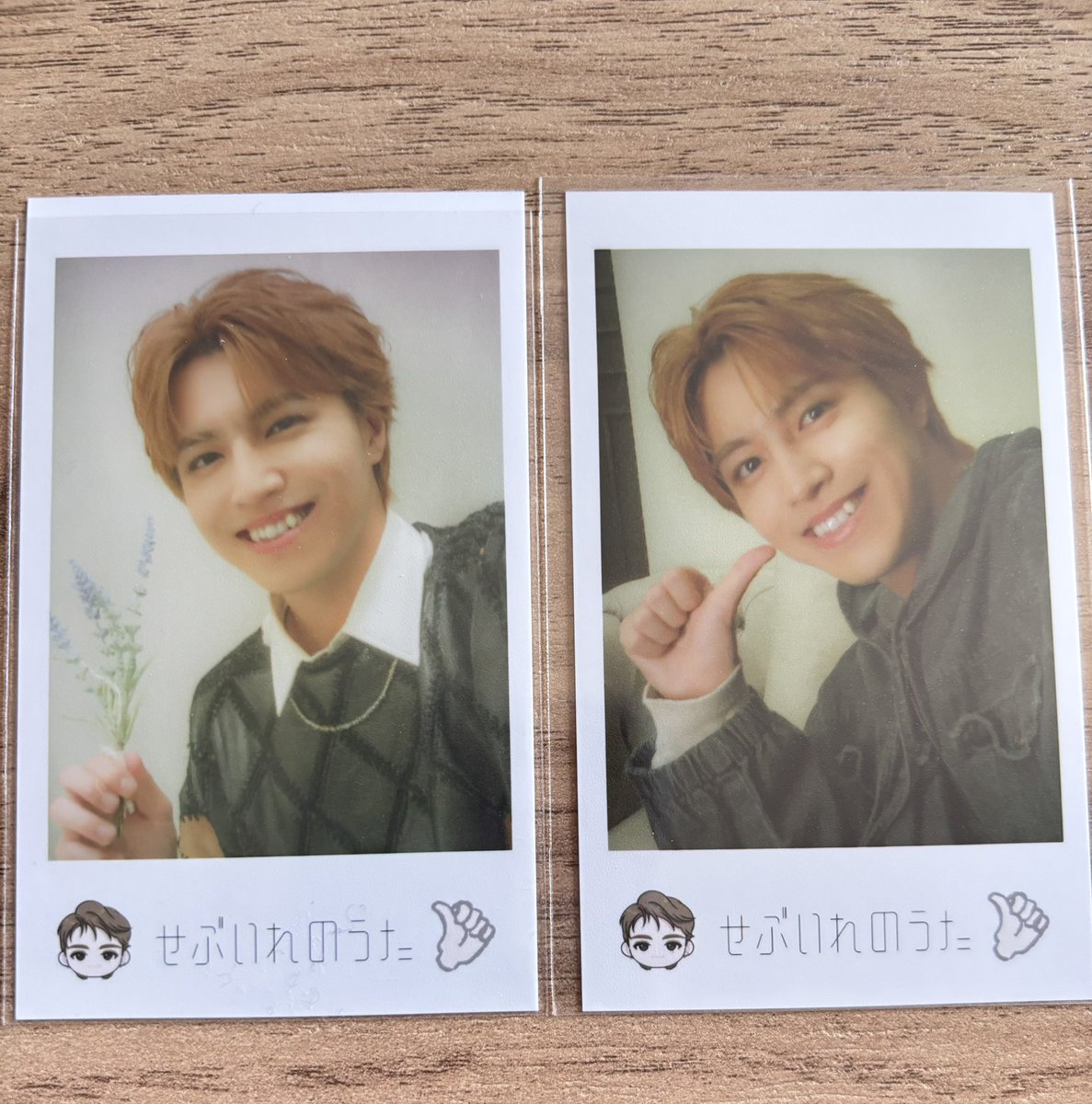 超特急ミニフォトを購入予定のはちこへ 普通のトレカスリーブだと、1枚