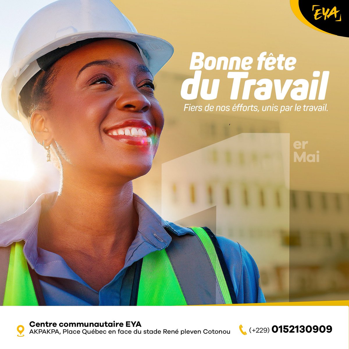 Bonne fête du travail !

Aujourd’hui, on célèbre celles et ceux qui bâtissent, soignent, enseignent, innovent et inspirent.
Rêvons ensemble un travail plus juste, plus humain, plus porteur de sens.

#eyacenter #01mai