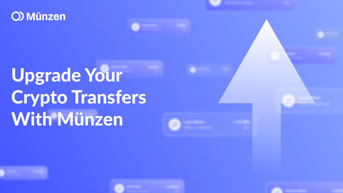 Take your crypto transfers to the next level with Münzen - fast, easy, and without limits. Try it now and feel the difference.⚙️

munzen.io

#Münzen #Crypto #Bitcoin