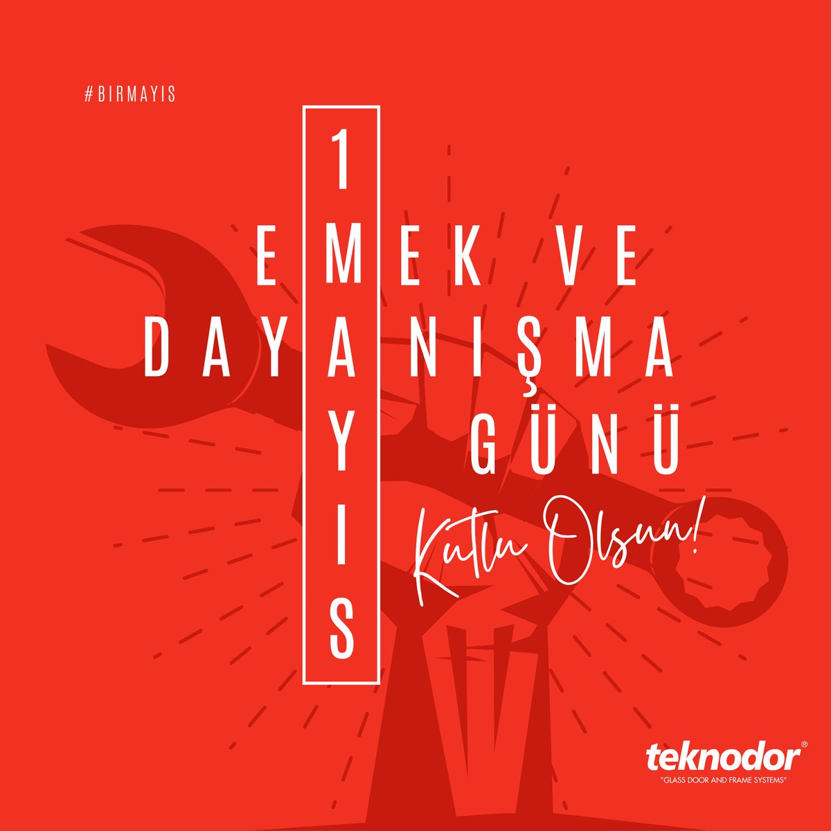 teknodor's tweet photo. 🛠️💪 Emek, alın teri ve dayanışma!💪🛠️  

Bugün, tüm çalışanların haklarını ve mücadelesini kutladığımız “1 Mayıs Emek ve Dayanışma Günü!”
Başarıya giden yolda emeğin gücünü, üretimin değerini ve birlikte hareket etmenin önemini bir kez daha hatırlıyoruz. https://t.co/4M2MjTQTEv