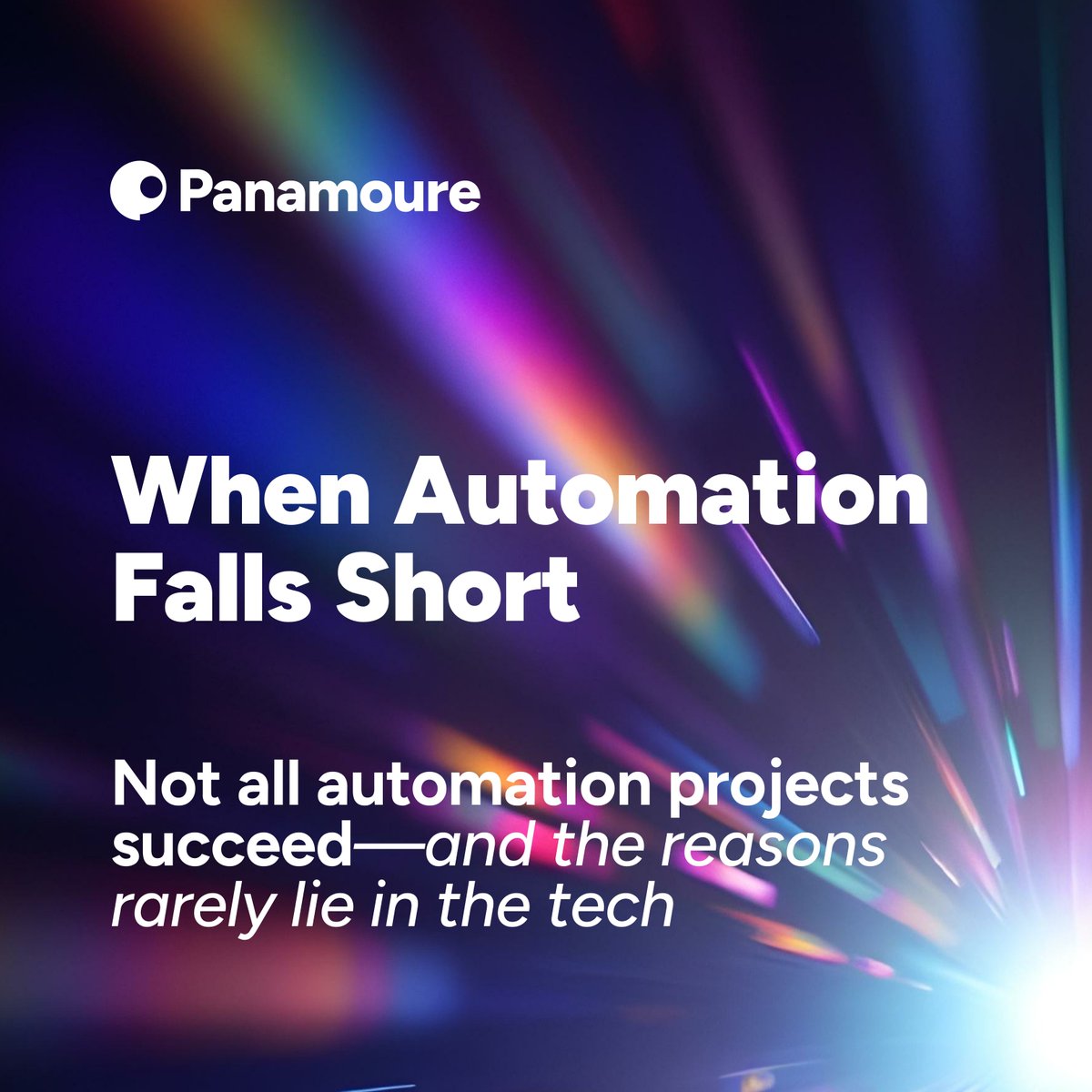 Tech alone won’t drive automation success. Many projects stall due to weak foundations and poor alignment. Our whitepaper reveals why—and how to fix it.

📥 Download: bit.ly/3SdKxNd
🤝 Connect with Paul Emberton: bit.ly/4cTaQ4O

#RPA #Automation #Panamoure