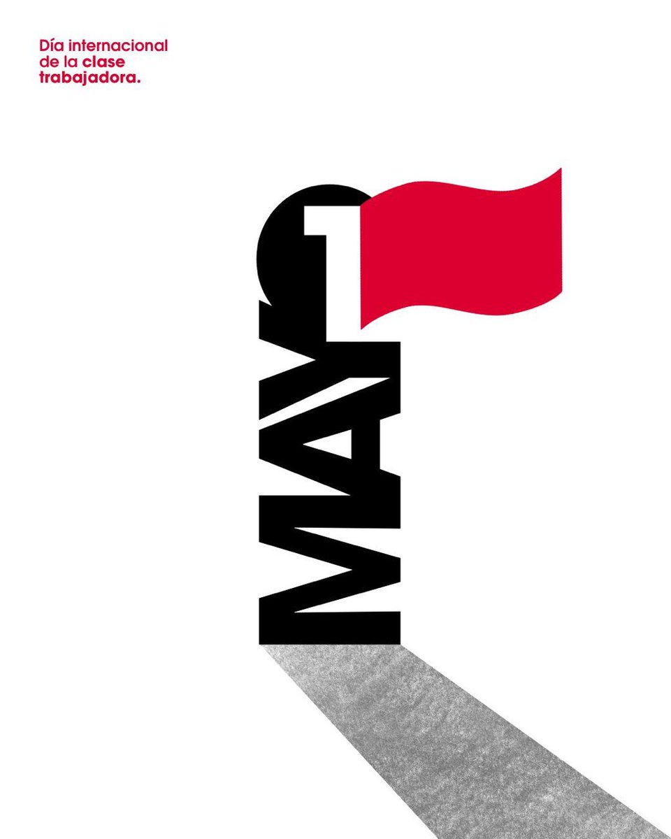 Hoy es #1DeMayo, Día Internacional de la Clase Trabajadora.

No es una fecha simbólica: es memoria viva, es lucha presente, es dignidad colectiva.

Por quienes pelearon, por quienes resisten y por quienes vendrán.

✊ ¡Arriba la clase obrera!