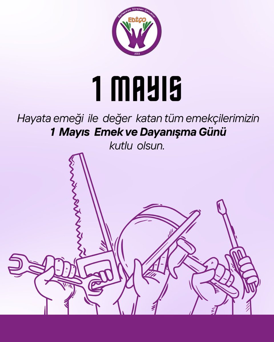 Hayata emeği ile değer katan tüm emekçilerimizin 1 Mayıs Emek ve Dayanışma Günü kutlu olsun.

#1MAYIS