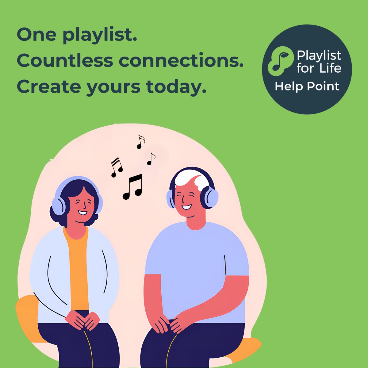 Glasgow South Carers Centre (@dixon_south) on Twitter photo Next week is #DementiaActionWeek May 19th - 25th. Personal playlists can help people live well with dementia, have been proven to reduce anxiety, boost mood & help people connect!
Learn about the many ways you can get started for free - playlistforlife.org.uk/get-started/
<a href="/PlaylistforLife/">Playlist for Life</a> Next week is #DementiaActionWeek May 19th - 25th. Personal playlists can help people live well with dementia, have been proven to reduce anxiety, boost mood & help people connect!
Learn about the many ways you can get started for free - playlistforlife.org.uk/get-started/
<a href="/PlaylistforLife/">Playlist for Life</a>
