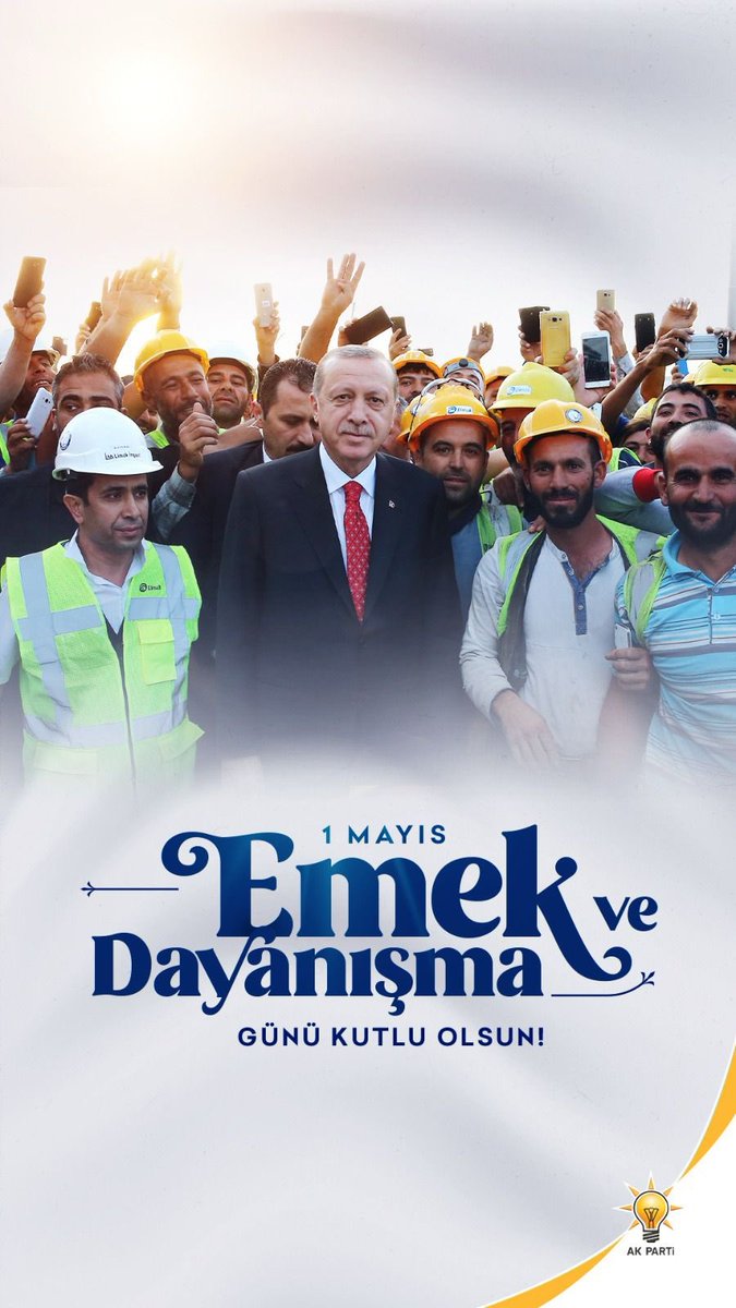 Alın teriyle ülkemizi büyüten, emeğiyle yarınlarımızı inşa eden tüm işçi ve emekçi kardeşlerimizin 1 Mayıs Emek ve Dayanışma Günü’nü kutluyorum.

#1mayisemekvedayanismagunu