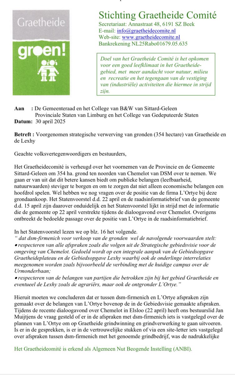 Graetheidecomité tweet media