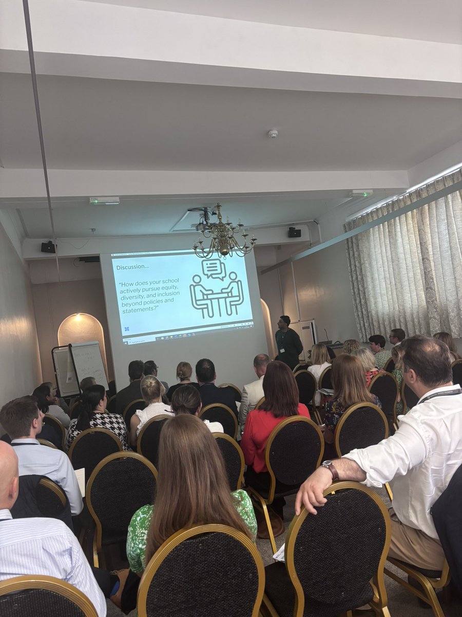 Excellent key note from <a href="/TeachLeadAAli/">Amjad Ali</a> on the importance of inclusion for pupils &amp; staff. Healthy dose of humour and challenge! ❤️ If not now, then when? Great way to start the day at the <a href="/NSforEducation/">National Society For Education</a> National Secondary Leaders Network in York.