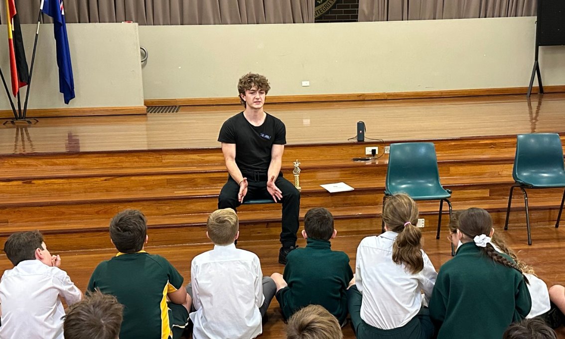 Arron Gerrard danced for Mimosa Public School in 2017 and with his partner, won the Salsa. He has now become a  professional dance teacher and we are very proud to have him on our team. A wonderful example of the pathways available for students in Public Schools NSW.