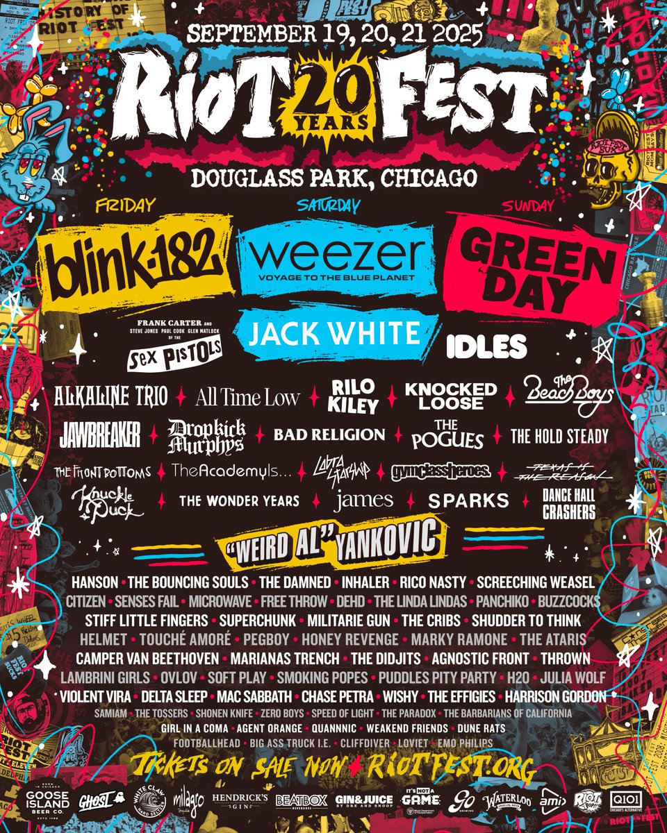 Chicago we’re coming back in September <a href="/RiotFest/">Riot Fest</a> ❤️