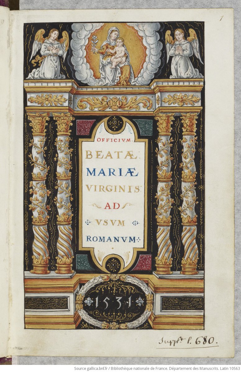 MaxenceHermant's tweet photo. Je vous en parlais il y a peu, mise en ligne ce jour de la notice d'un joli livre d'heures @laBnF en grisaille, Paris, 1531, avec sa reliure d'origine à cornières d'argent doré, récemment restaurée https://t.co/veYosbhOsa https://t.co/plCWpsmZrB