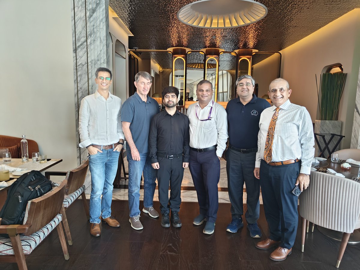 e2enetworks's tweet photo. Thrilled to share this moment as our Founder @tarundua81 and CRO @KesavaReddy  connected with senior leadership from NVIDIA, @vishaldhupar - Managing Director, Asia South at NVIDIA, and Marc Hamilton- VP, Solutions Architecture and Engineering at NVIDIA, ahead of the WAVES Summit 2025!

Together, we're charting the course for next-generation infrastructure solutions that will empower businesses across India to harness the full potential of AI innovation in the creative and entertainment sectors.