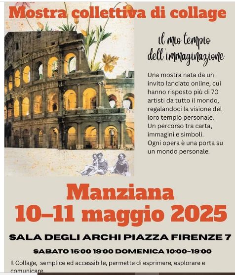 sellierna1's tweet photo. Ravie de participer à cette exposition collective de collages en Italie à Manziana le 10 et 11 main 2025 avec ce collage " Passé recomposé". https://t.co/YC9SS3TVCA