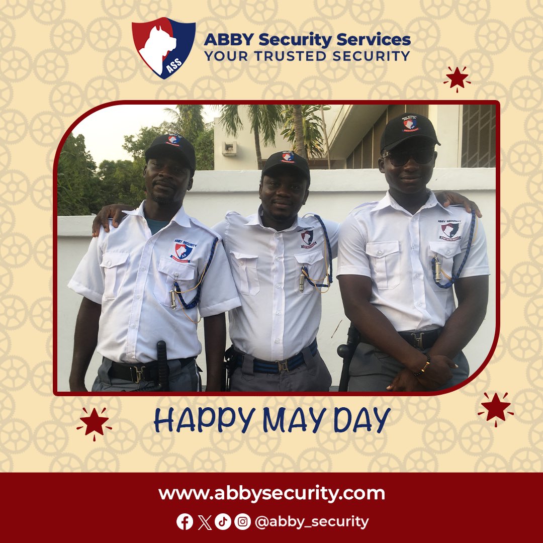 abby_security's tweet photo. 🌼 Happy May Day from all of us at Abby Security!
Today, we celebrate the hard work, dedication, and resilience of workers everywhere. Here's to building a safer, stronger future—together. 💪🔐 #HappyMayDay #AbbySecurity #LabourDay #WorkersDay #SecurityMatters #TeamAbby https://t.co/T4bwp7brq5
