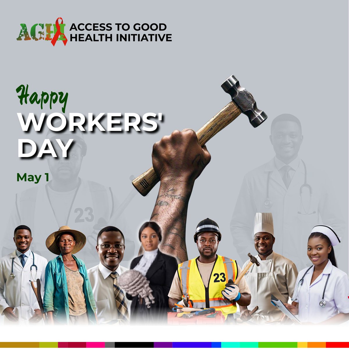 AGHINigeria's tweet photo. HAPPY WORKERS’ DAY!
Today, we celebrate every hand that builds, heals, teaches, and uplifts.
Your labour is dignity. Your effort is power.
#WorkersDay #DignityInLabour #AGHI #AGHINigeria #NLC #NewMonth https://t.co/mELExGynXk