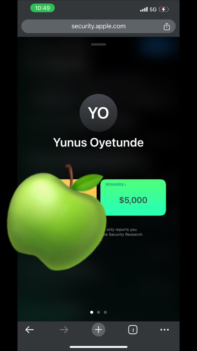 CoyEmerald1's tweet image. Thank you, @Apple ! 

1/10 💃

@CoyEmerald1 
Cybersecurity Specialist 

#SecurityResearch