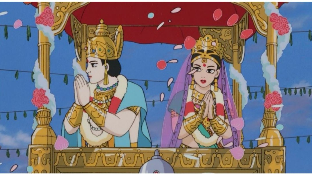 Supriya_Japan's tweet photo. ラーマーヤナを日本の会社が90年代にアニメし、今インドの映画館で上映中。インターネットもなかった時に作った作品で子供たちが大好でした。ポッドキャストを今週末投稿予定。UCoFKNKs7Ao0T9bAloDuMvWQ @RamayanaAnime