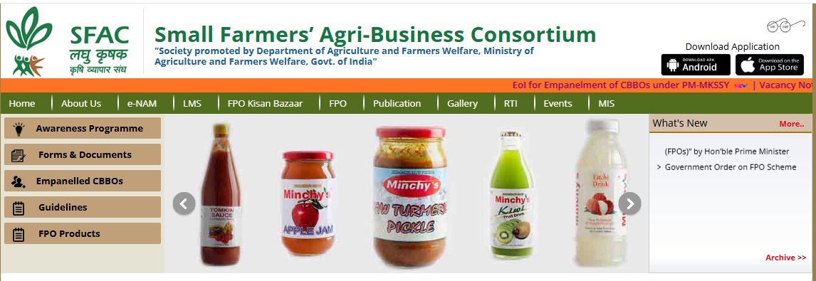 CIPMCgtk's tweet photo. Buy and Encourage others to purchase FPO products from Small Farmers’ Agri-Business Consortium, Society promoted by Department of Agriculture and Farmers Welfare, Ministry of Agriculture and Farmers Welfare, Govt. of India
https://t.co/03pAYvon1w
@AgriGoI 
@PPAIndia 
@PIBGangtok https://t.co/ip7VTeNwgo
