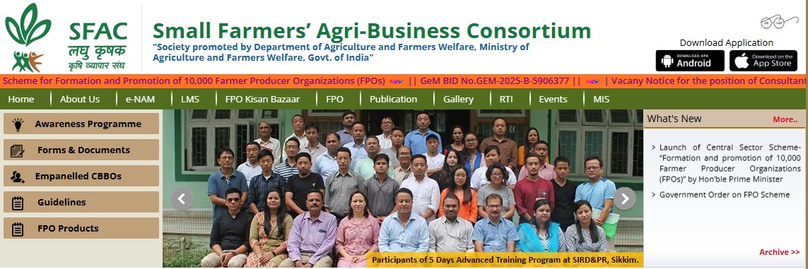 CIPMCgtk's tweet photo. Buy and Encourage others to purchase FPO products from Small Farmers’ Agri-Business Consortium, Society promoted by Department of Agriculture and Farmers Welfare, Ministry of Agriculture and Farmers Welfare, Govt. of India
https://t.co/03pAYvon1w
@AgriGoI 
@PPAIndia 
@PIBGangtok https://t.co/ip7VTeNwgo