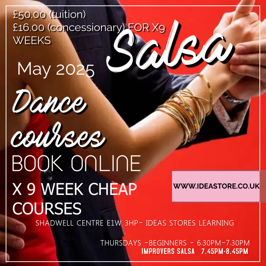 SalsaDancingAng's tweet photo. starting #tonight x9 week #salsa #dance #course for absolute #beginners studio based . #east #London #tower #hamlets #trysomethingnew #e1 https://t.co/Nzr3Z6cTxT +44 2073644332 Close to #Canary #Wharf and #Limehouse on #dlr route https://t.co/GkNuedWinx