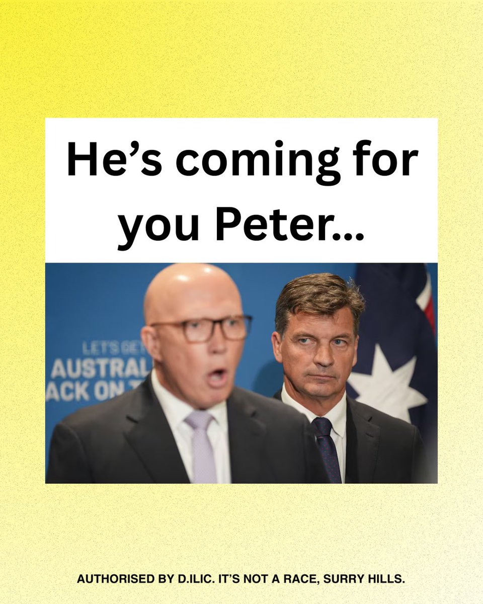 ItsNotARace2025's tweet image. #libspill #auspol #election2025