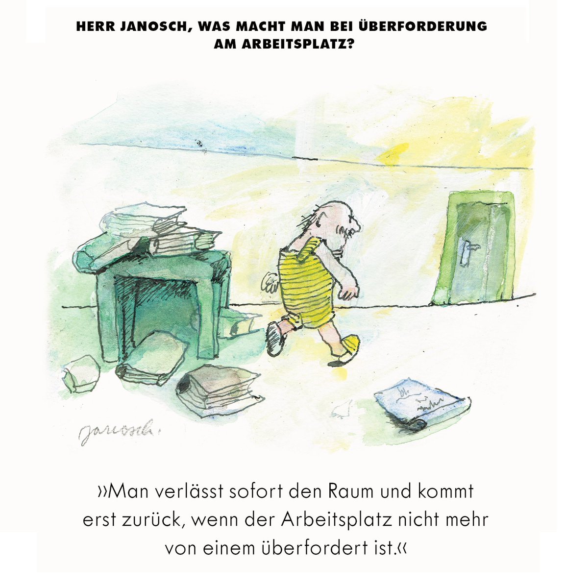JanoschsWondrak's tweet image. Zum Tag der Arbeit.

#Janosch #Wondrak