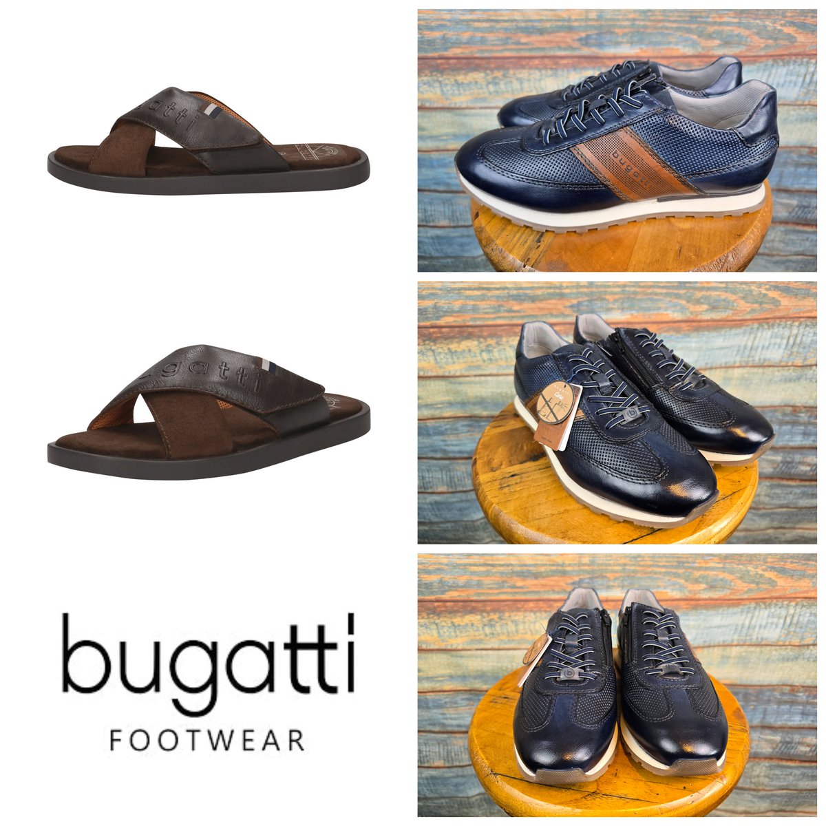 New in this week, summer sneakers and slides from @bugattishoesofficial available in-store or online retreat-clothing.co.uk. #Abergavenny #summer #shoes #mensshoes #mensfashion #newstock