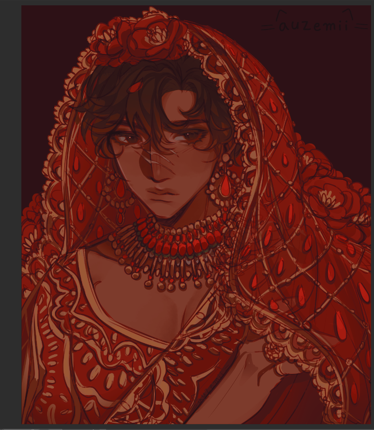 auzemii's tweet image. colored it!! my hand is so tired after all the details but worth it &amp;gt;&amp;lt;

#ganjigupta #identityVイラスト #idvfanart