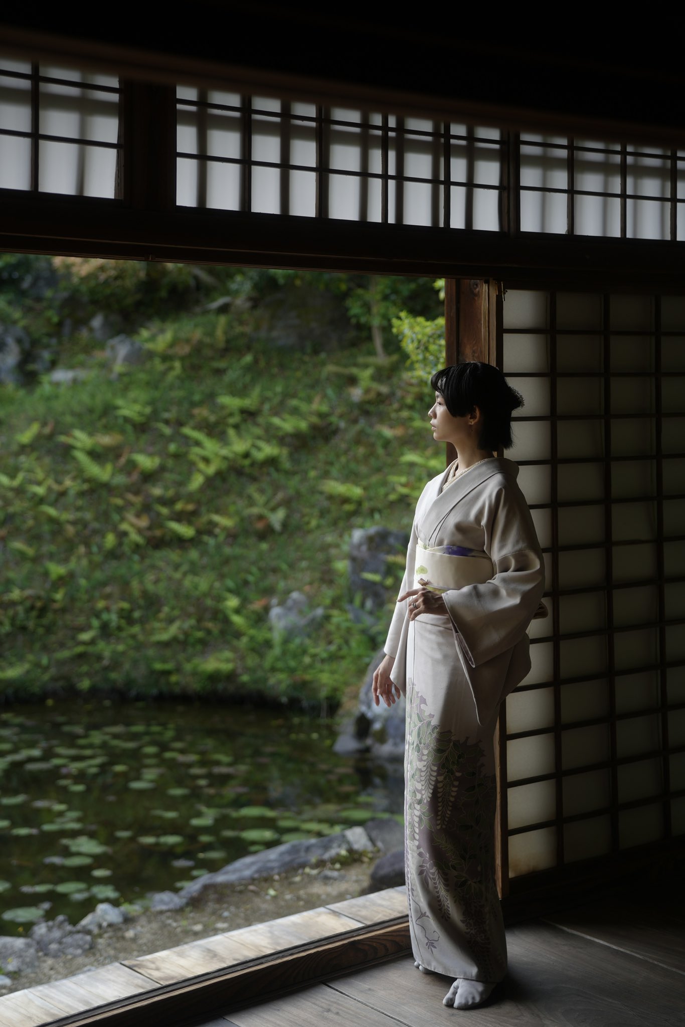 振袖 身長157-172cm 緑 正絹 振袖 レンタル フルセット 成人式 結婚式 緑 グリーン 古典柄