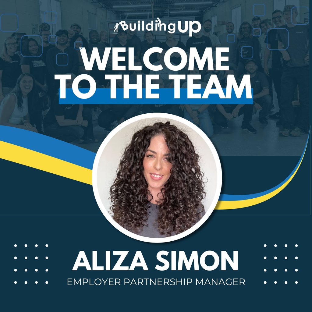 🎉 Please join us in giving a big, warm Building Up welcome to Aliza, our new Employer Partnership Manager! 👷‍♀️💼

We’re so excited to have you on the team, Aliza! 💛

#TeamBuildingUp