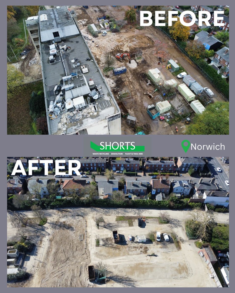 ShortsGroup's tweet image. Over nine months of hard work and our Demolition team have successfully completed our Norwich project. The team worked through the challenges, showing great professionalism and teamwork throughout. Well done team!

#Demolition #SustainableDemo #FinishedProject