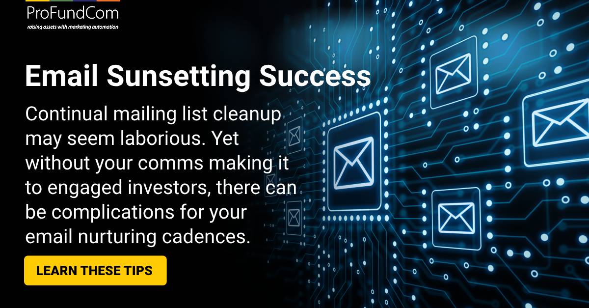 ProFundCom's tweet image. Healthy email lists = healthy AuM growth.

Why sunsetting should be your fund’s 2025 focus:
pfc.ltd/?Mjk2NjM 

#FundMarketing #EmailBestPractices