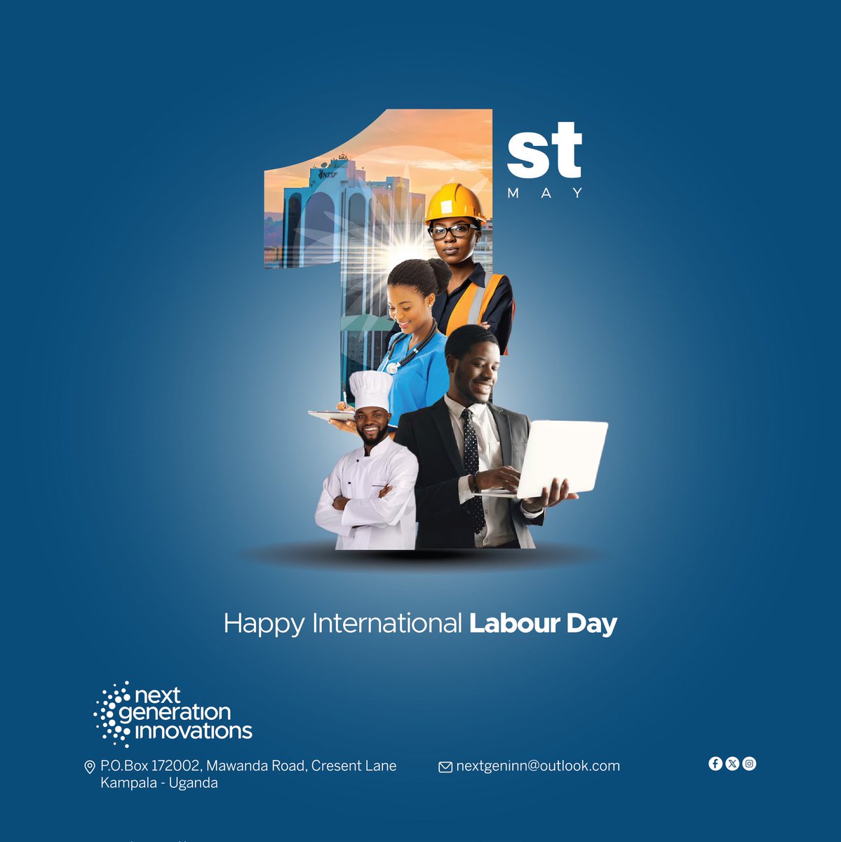 nextgene45's tweet photo. Today, we celebrate the resilience, dedication, and innovation of workers across Uganda and the world. From farmers nurturing our land to young innovators building climate-smart solutions—your labor shapes our future. https://t.co/MNpGPrXUz0