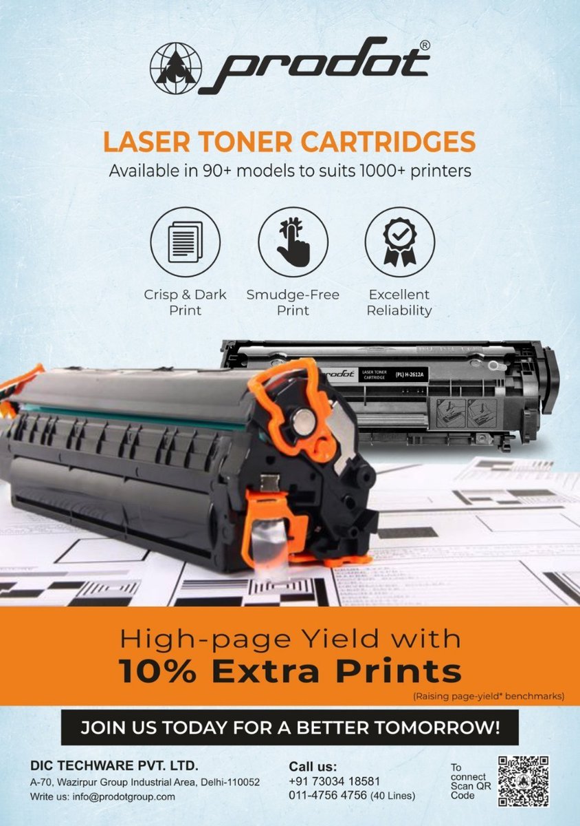 imagingmag's tweet image. PRODOT - Power Your Prints with Precision &amp;amp; Performance!

Click here for more Details👇
bit.ly/ProDotGroup

@ProDotGroup #ProDotGroup @SwapanR56454932 @imagingmag #imagingsolution #imagingsolutionmagazine