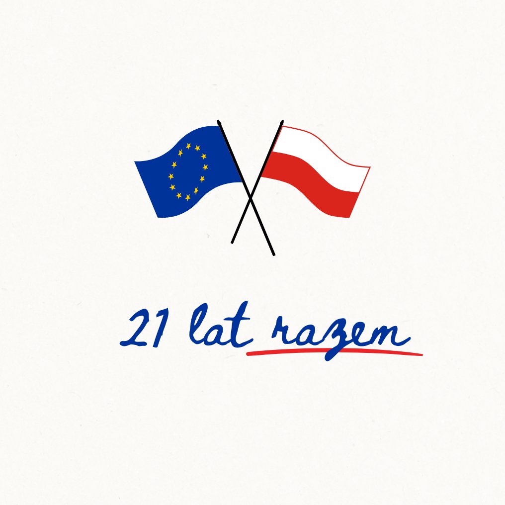 Komisja Europejska (@euinpl) on Twitter photo Polska 🇵🇱 od 2️⃣1️⃣ lat w Unii Europejskiej 🇪🇺!
1 maja 2004 roku to historyczny dzień – początek wspólnej drogi ku rozwojowi, solidarności i sile w jedności.
Jesteśmy dumni, że możemy iść tą drogą razem! 💙
#UE #Polska #yesteśmy
<a href="/EUinWroclaw/">Komisja Europejska we Wrocławiu</a> Polska 🇵🇱 od 2️⃣1️⃣ lat w Unii Europejskiej 🇪🇺!
1 maja 2004 roku to historyczny dzień – początek wspólnej drogi ku rozwojowi, solidarności i sile w jedności.
Jesteśmy dumni, że możemy iść tą drogą razem! 💙
#UE #Polska #yesteśmy
<a href="/EUinWroclaw/">Komisja Europejska we Wrocławiu</a>